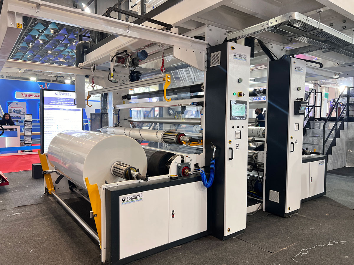 Energy Efficiency for 3-Layer Co-Extrusion Blown Film Machine